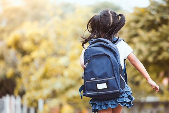 Backpack or screen strain