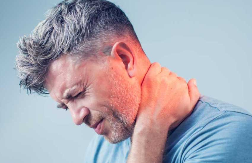 Neck pain after impact