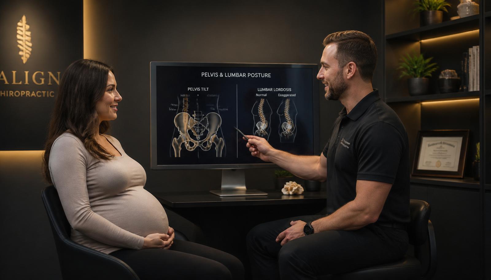 Doctor reviewing digital X-rays with a patient during the first visit