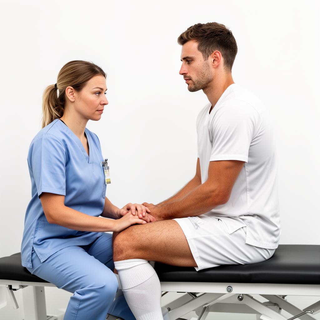 Knee pain on cutting or landing